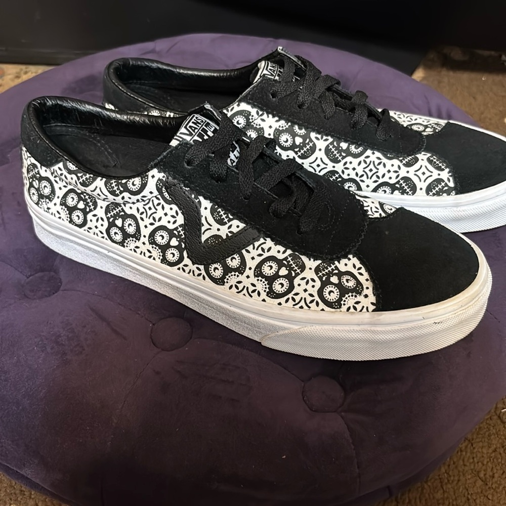 New Vans Off the Wall Classic Dia de los Muertos Sugar Skull M8.5 W10 New